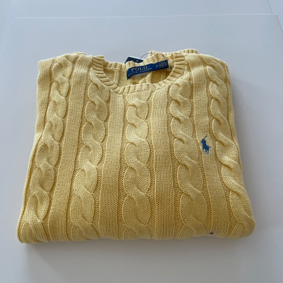 Ralph Lauren cable knit cotton sweater - Picture 2 of 3